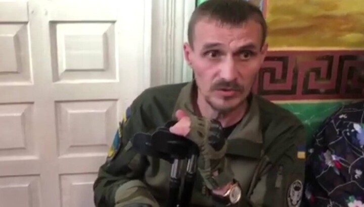 Воин ВСУ Иван Валевский. Фото: Скриншот видео Telegram-канала «Дозор на "Первом Казацком"»