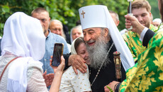 Предстоятель очолив службу в Феофанії напередодні дня пам'яті преп. Онуфрія