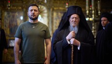 Зеленський помолився на Фанарі на «поминальному молебні»