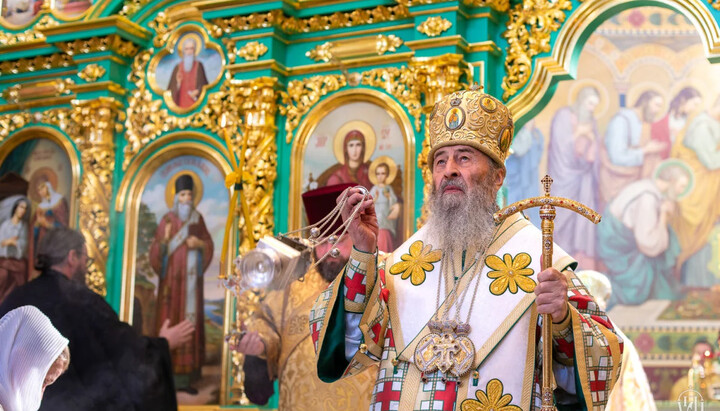 Предстоятель очолив літургію в Києво-Печерській лаврі