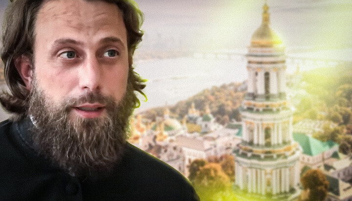 «И.о. наместника» Авраамий Лотыш по-прежнему единственный монах в «Лавре ПЦУ». Фото: СПЖ