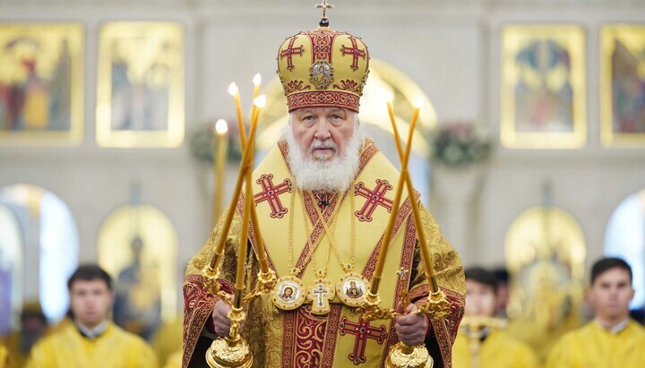 The head of the ROC, Patriarch Kirill. Photo: patriarchia.ru