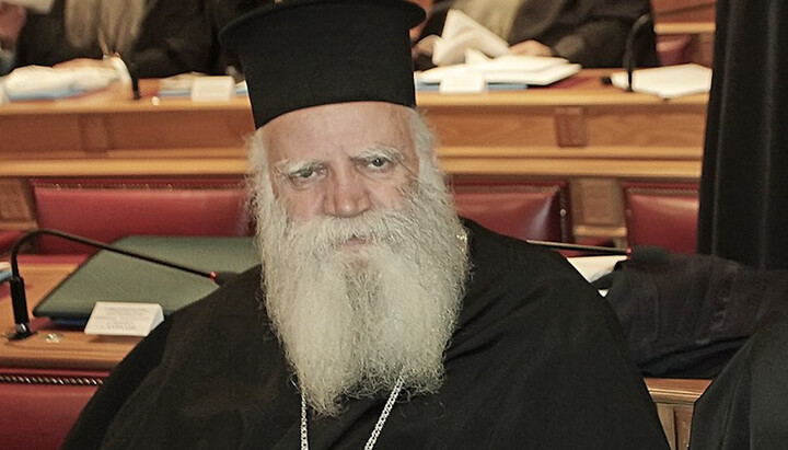 Митрополит Китирский Серафим. Фото: orthodoxianewsagency.gr