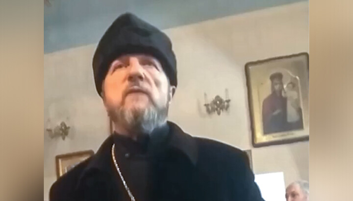 "Dean" of the OCU Mykola Khomyak. Photo: Telegram channel of the Khmelnytskyi Diocese
