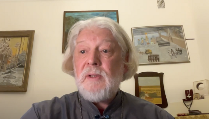 Священник Константинопольского патриархата Алексей Уминский. Фото: скрин Youtube-канала
