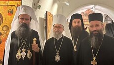 In Sofia, UOC bishop conveys congratulations to BOC Patriarch from UOC Primate