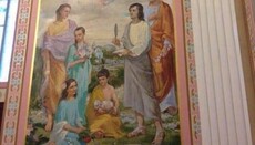 "Icon" of Poroshenko family from their home chapel published online
