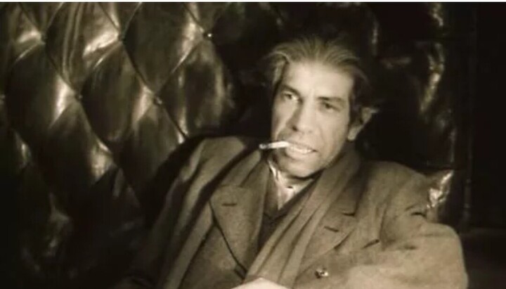 A still from the film "Heart of a Dog"