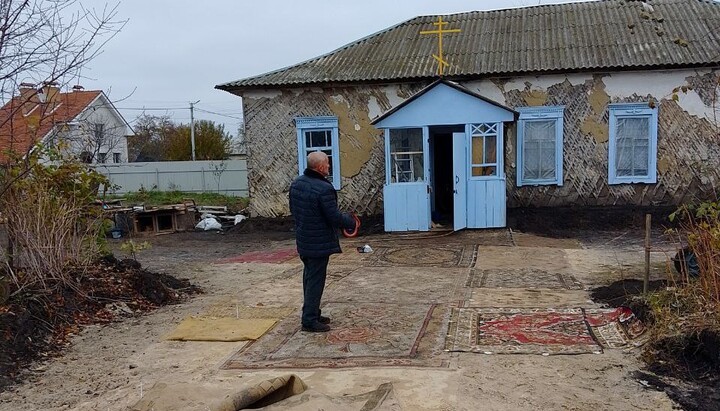 Дом общины УПЦ в Новоселках. Фото: Дозор на "Першому козацькому"