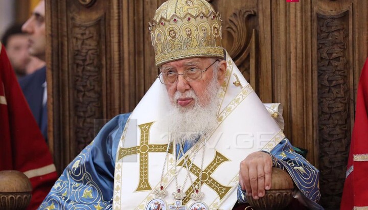 Πατριάρχης Γεωργίας κ.κ. Ηλείας. Φωτογραφία: 1tv