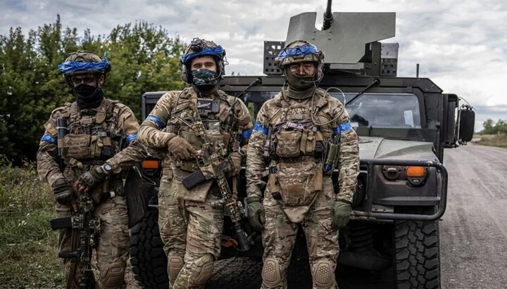 Ukrainian military on the border with Kursk Region. Photo: NV