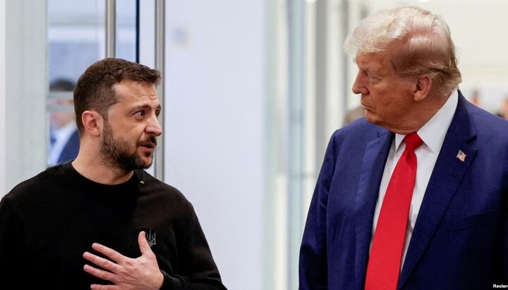 Zelensky and Trump. Photo: Office of the President of Ukraine website