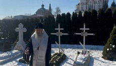 Блаженнейший Онуфрий помолился за воинов-защитников в Феофании