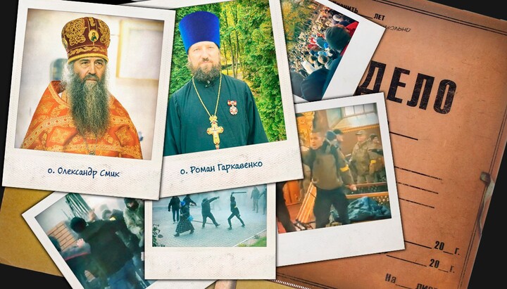 Father Roman Harkavenko and Father Oleksandr Smyk are being accused under Article 296 of the Criminal Code of Ukraine. Photo: Dozor