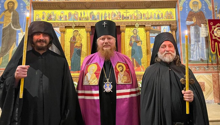 Архиепископ Иона с братией Нещеровского монастыря. Фото: Фейсбук архиепископа
