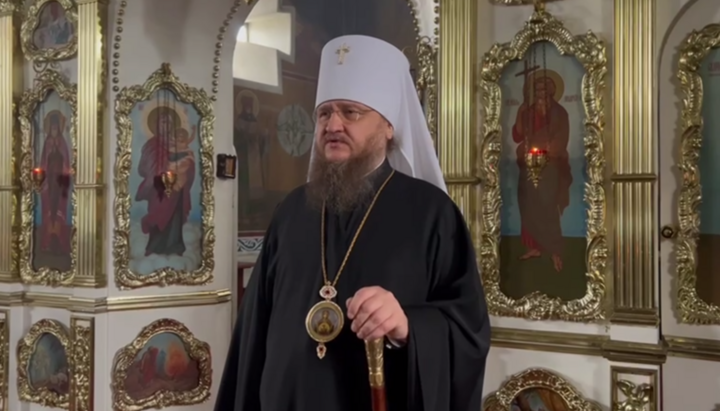 Metropolitan Theodosiy. Photo: Screenshot from Cherkasy Eparchy video