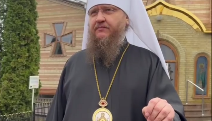 Metropolitan Theodosiy. Photo: a screenshot from a Cherkasy Eparchy video