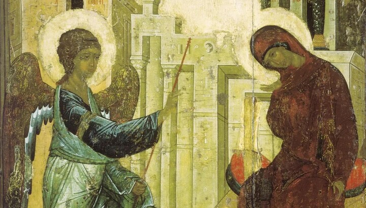 “The Annunciation” by Andrei Rublev. Photo: kibart