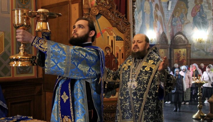 Литургия в Константиновке. Фото: t.me/pokrovvicariate