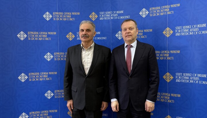 Ελενσκι και Υπεύθυνος Επίτροπος του ΟΑΣΕ. Φωτογραφία: Facebook ΓΕΣΣ