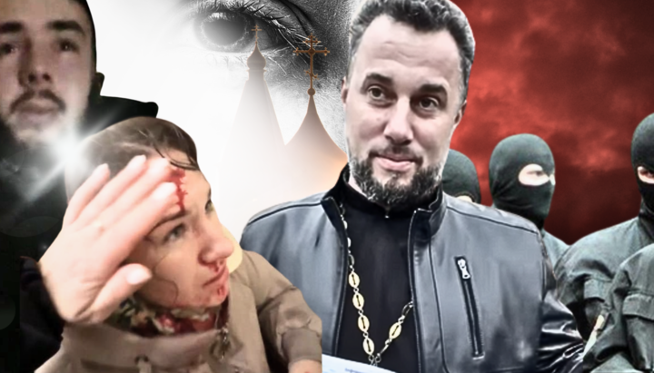 Клірик ПЦУ надів толстовку і пішов захоплювати храм УПЦ. Фото: СПЖ