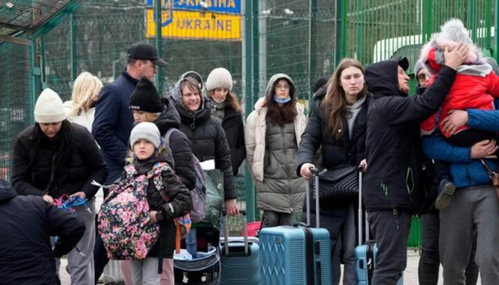 Ukrainian refugees in the EU. Photo: DW
