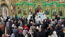 В Лазареву суботу Блаженніший очолив літургію в Києво-Печерській лаврі