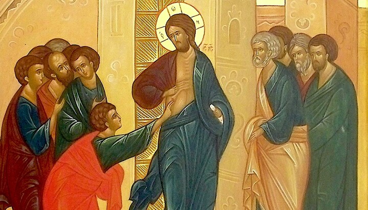 Ікона «Воскресіння апостола Фоми». Фото: православна парафія Гельсінкі