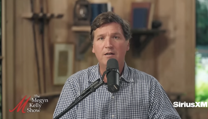 Tucker Carlson. Photo: Megyn Kelly’s YouTube channel