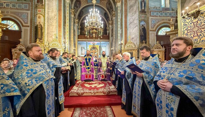 A memorial service at the Dormition Cathedral in Odesa, May 2, 2025. Photo: Odesa Eparchy