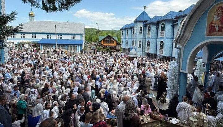 The 100th anniversary of the Nativity of the Theotokos Nunnery of the UOC in Lypcha. Photo: Khust Eparchy