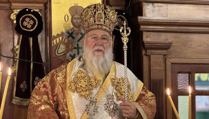 Митрополит Нектарій. Фото: romfea.gr
