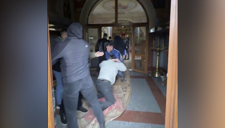 Seizure of the Resurrection Church in Krasyliv. Photo: UOJ