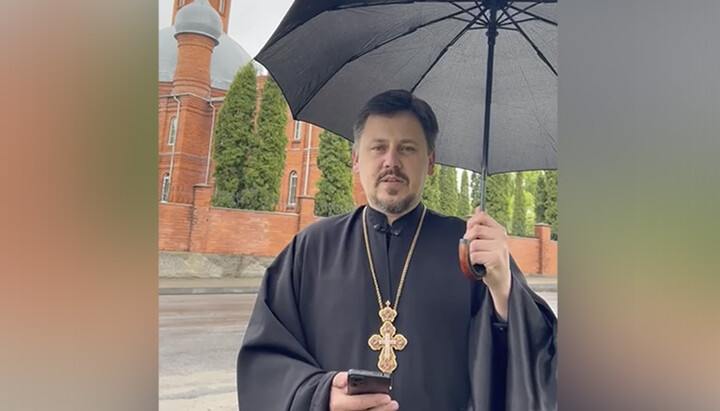 UOC Archpriest Vitalii Dunets. Photo: video screenshot
