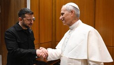 Зеленський зустрівся з папою і подарував йому «військову» ікону Богородиці