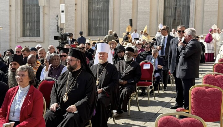 Зορεία στην εγκαίνια του πάπα Λέοντα. Φωτογραφία: Facebook Ζορείας