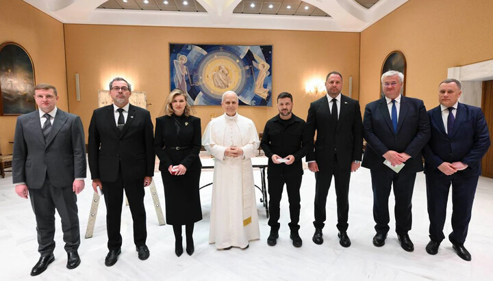 Αποστολή της Ουκρανίας στο Βατικανό. Φωτογραφία: ΟΠ