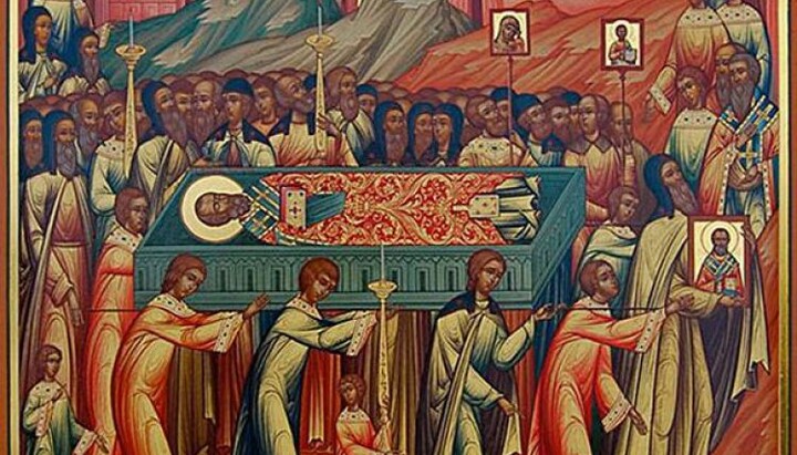 Ікона перенесення мощей святителя Миколая. Фото: відкриті джерела