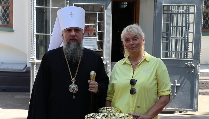 Kukovalska and Dumenko. Photo: Sophia of Kyiv Facebook page