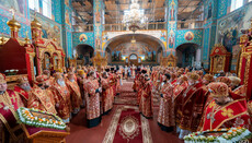 Festive Liturgy to celebrate anniversary of UOC Council held in Feofania