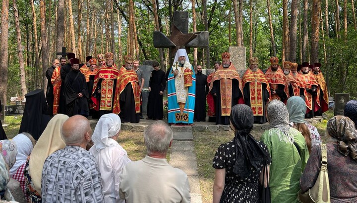 87η επέτειος της μαζικής εκτέλεσης του κλήρου της Πολτάβα στο φαράγγι Τρίμπι κοντά στην Πολτάβα. Φωτογραφία: Επισκοπή Πολτάβα