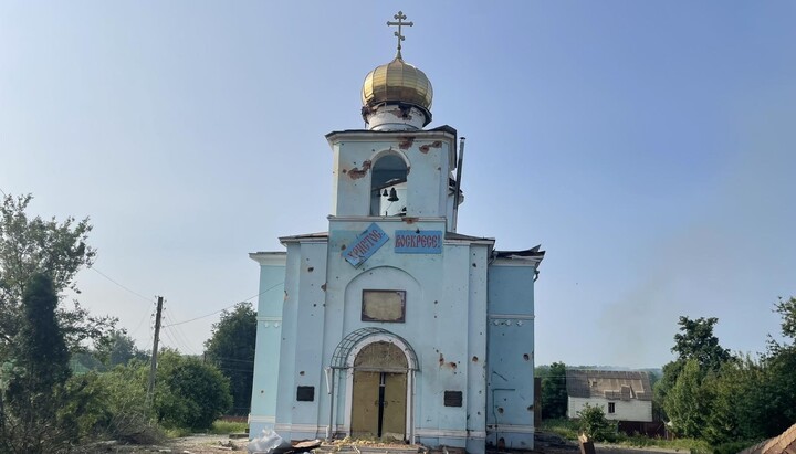 The Dormition Church of the UOC in the village of Khotin. Photo: Sumy Eparchy