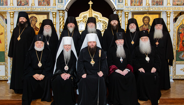 The ROCOR Council of Bishops. Photo: ROCOR website