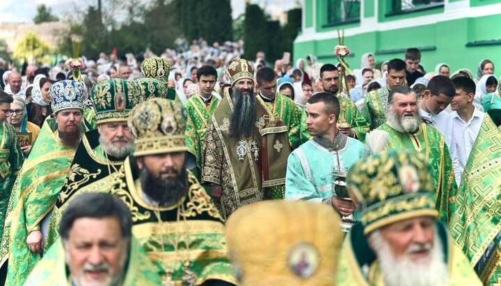 Хресний хід у Браїлівському монастирі УПЦ. Фото: Вінницька єпархія