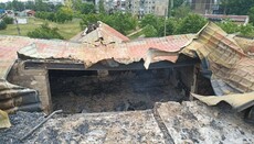 UOC church in Myrnohrad heavily damaged by Russian shelling