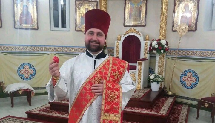 Protodeacon Andriy. Photo: UOC Khmelnytskyi Eparchy's press service