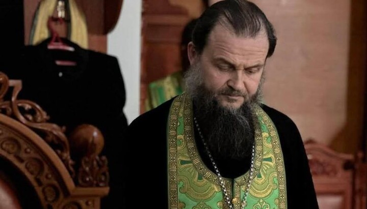 Αρχιμανδρίτης Παφνούτιος. Φωτογραφία: Facebook Βαντίμ Ντομπρόβσκι