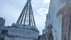 Στην Ποκρόβσκ, ο ναός Ποκρόβο-Νικόλσκι της Ουκρανικής Ορθόδοξης Εκκλησίας έχει ουσιαστικά καταστραφεί.
