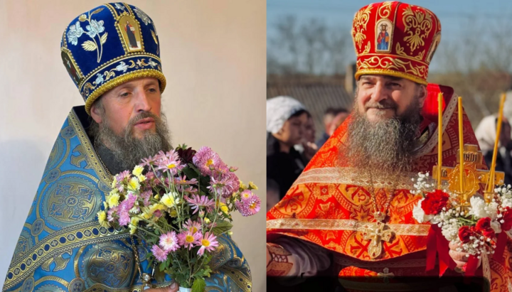 Archpriest Ioann Koval and Archpriest Georgiy Pryimak. Photo: Collage Social Media