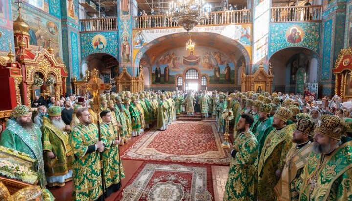 Торжественное богослужение по случаю тезоименитства Предстоятеля Украинской Православной Церкви. Фото: Официальный сайт УПЦ